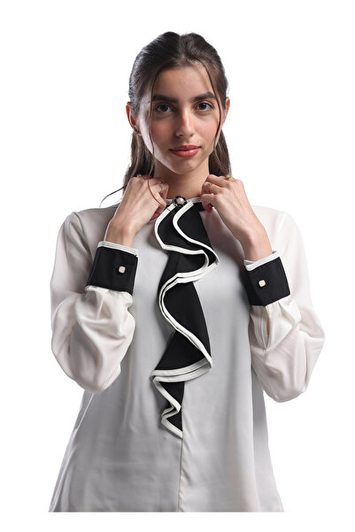 SUGA Ruffles Classic Blouse