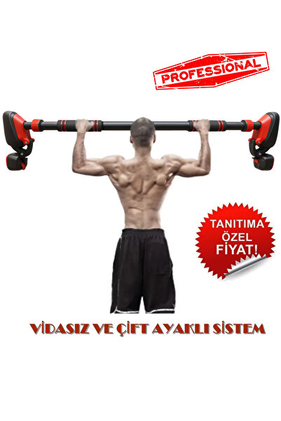 Tisul BX Çift Ayaklı 92-120CM Kapı Arası Barfiksi Koridor Arası Barfix Demiri...