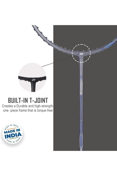 YONEX ASTROX ATTACK 9 BADMINTON RACKET STRUNG | G4 4U (MADE IN INDIA) - GUN METAL GREY