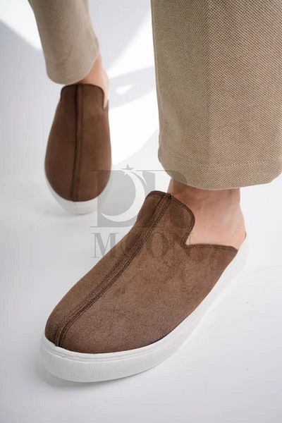 DRMOON Orthopedic Clogs, Brown, Men - Comfort Flexi Model