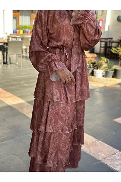 Loue Butik Somon Tesettür Elbise