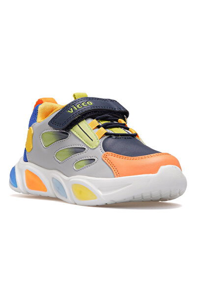 Vicco Lamb Erkek Çocuk Işıklı Hafif Sneaker Spor Ayakkabı 25k 346.227 Pe Gri