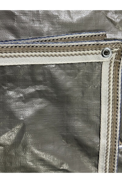 PERBRANDA ÇADIR BRANDASİ 2 X 5 KOLON TAKVİYELİ 180gr/m2 GRİ RENK