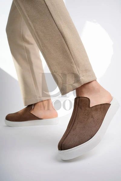 DRMOON Orthopedic Clogs, Brown, Men - Comfort Flexi Model