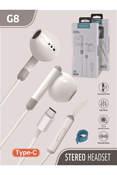Edit Teknoloji Tonex G8 Type-C Super Bass Kulaklık | HD Stereo | Konforlu Kul...