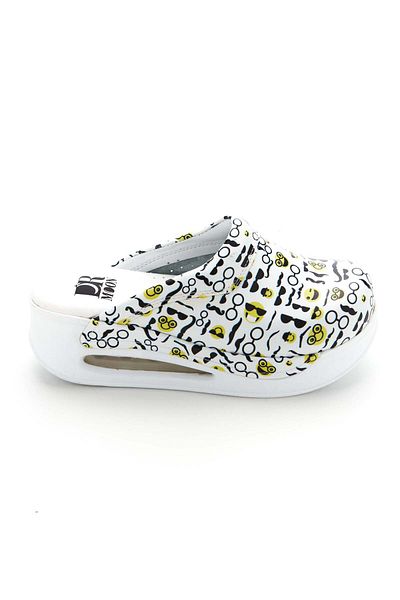 DRMOON White Orthopedic Medical Clogs for Women Airmax Ophthalmology