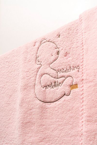 MAHFEL 100% Double Layer Fleece 1St Class Baby & Kids Blanket Pink