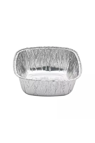 ayliz plast&ambalaj 100 Pieces Aluminum Dessert Container – Ashura, Rice Pudding and Bakery Dessert Bowl