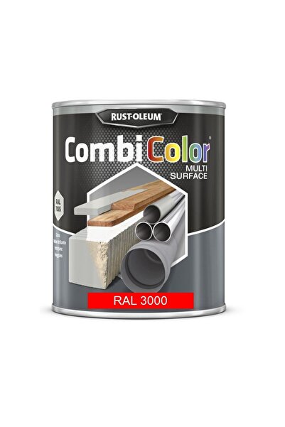 OEM Vopsea CombiColor Multi-Suprafete Rosu Ral 3000 Lucios 750 ml