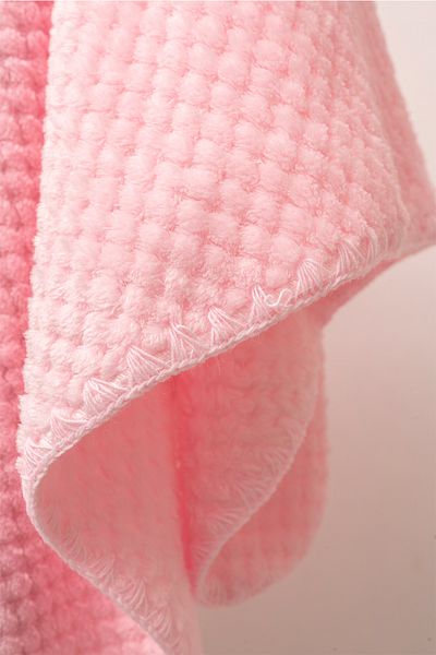 MAHFEL 100% Polar Jacquard Patterned 1St Class Baby & Kids Blanket Pink