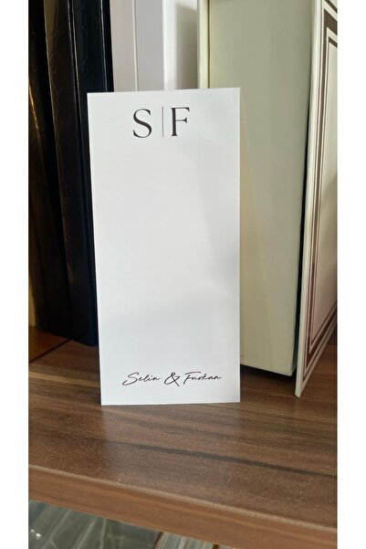 arl etiket tasarım dijital baskı merkezi Masa ve Mum Kartı, Toka Kartı 5x12 cm 105 Adet Söz, Kına, Nişan, Düğün - Arletikettasarım