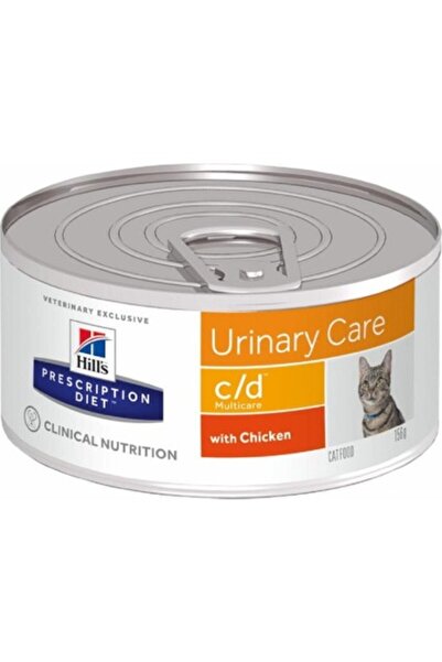 Hill's Prescription Diet Urinary Care C/d Tavuklu Kedi Konservesi 156 gr x 6 ...