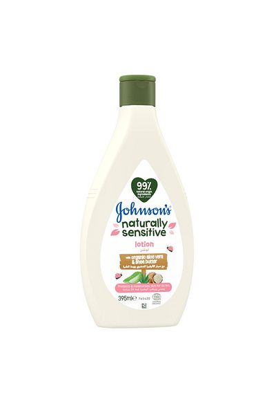 Johnson Lotion with Organic Aloe Vera and Shea Butter - 395ml