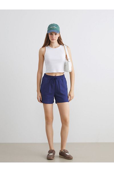 LC Waikiki New Season Women's Shorts with Elastic Waist - S5Rn39Z8