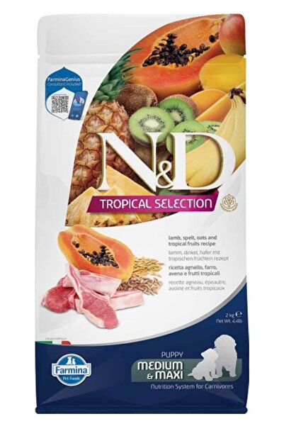 N&D Nd Tropical Selection Düşük Tahıllı Kuzu Etli ve Tropikal Meyveli Orta ve...