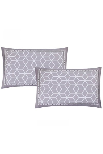 Red Rose Oscar Embroidered Microfiber Bedspread - Two Person, 7 Pieces Set