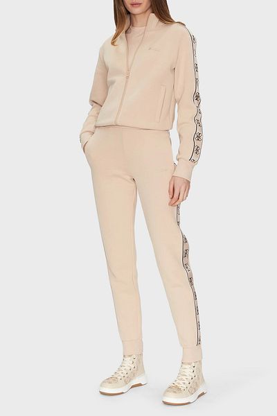 Guess Britney Logo Cotton High Waist Jogger Pants V2Yb15Kb3P2 Pants V2Yb1 5Kb3P2 A90F