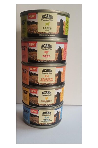 Acana Premium Pate Kedi Konserveleri Karışık 5 Adet