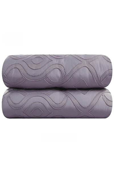 Red Rose Oscar Embroidered Microfiber Bedspread - Two Person, 7 Pieces Set