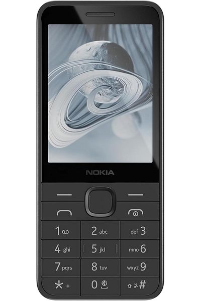 Nokia 215 4G Dual SIM Keypad Phone, 4G, Long Battery Life, Games, FM Radio, Durable Design, Black