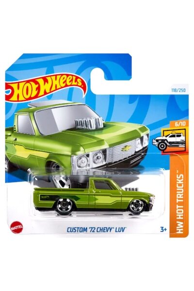 HOT WHEELS Masinută metalică Hot Wheels, Custom '72 Chevy Luv, 1:64