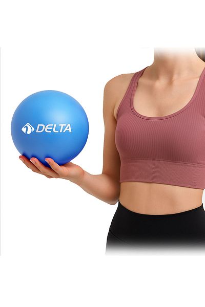 Delta 3 Pieces Pilates Band 3 Resistance Bands in Different Resistances, 20 cm Mini Balance Exercise Pilates Ball Set