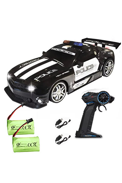 Choice 2 بطارية 2000 1/12 سيارة شرطة كبيرة 2.4 جيجا هرتز فائقة السرعة تعمل با...