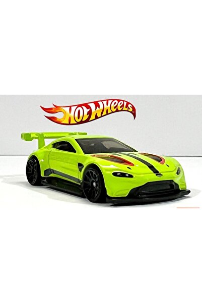 HOT WHEELS Masinuta Metalica Hot Wheels, Aston Martin Vantage GTE, Lime, 1:64