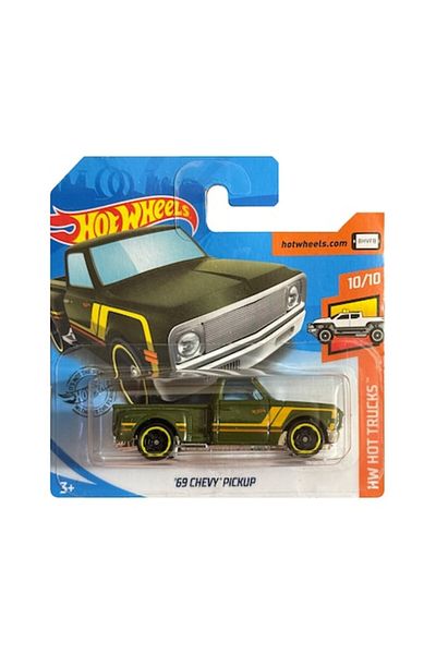 HOT WHEELS Masinuta Metalica Hot Wheels, 69 Chevy Pickup, HW Hot Trucks 2020, 1:64, Verde