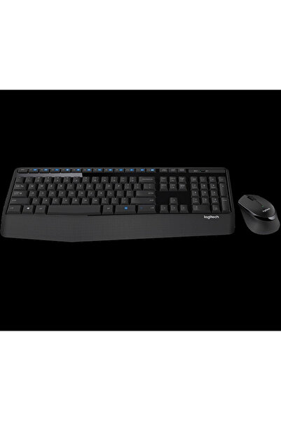 logitech MK345 Kablosuz Türkçe Klavye Mouse Seti, Siyah 920-006514
