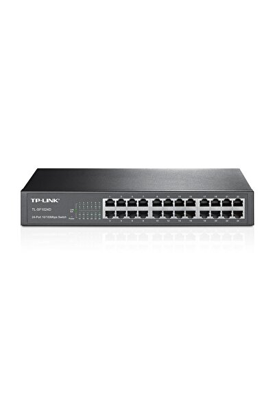 TP-LINK Tl-sf1024d 24 Port 10/100 Metal Kasa Rackmount Swıtch