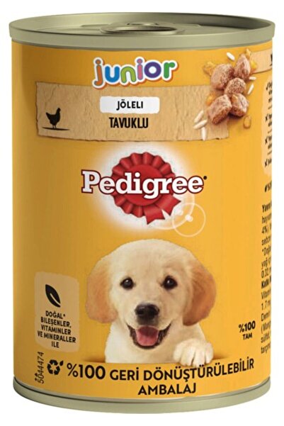 Pedigree Pedigreetavuklu Yavru Köpek Konserve Yaş Mama 400 gr 12 Adet