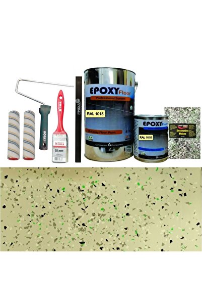 OEM Kit Complet Vopsea Epoxidica Crem Green Granite