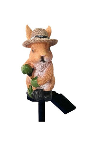 Mercaton Solar LED Lamp, Rabbit Model, Multicolor, IP 67, 43 cm