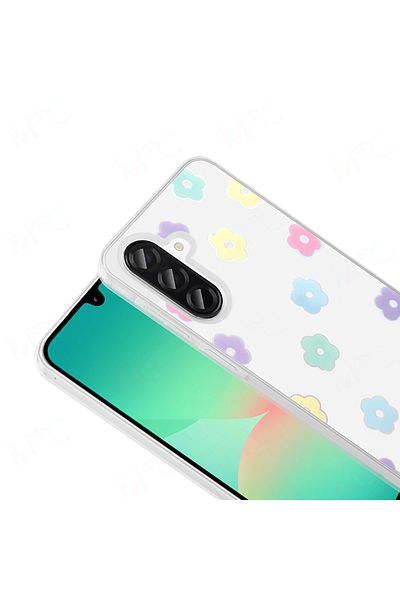 Nezih Case Samsung Galaxy A56 Case Transparent Figured Hard Cover