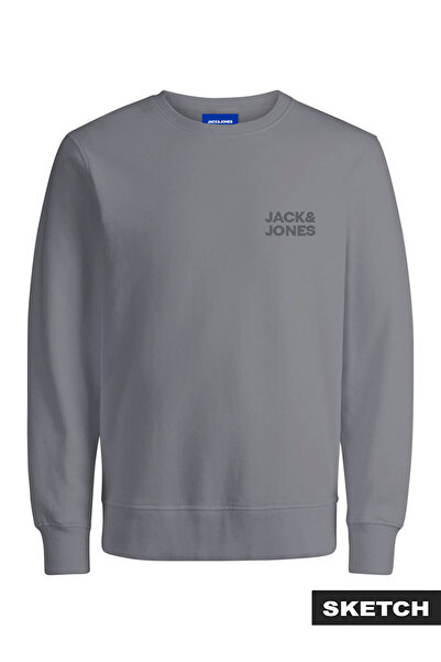 Jack & Jones Jorlogo Gri Чоловічий світшот 12290659