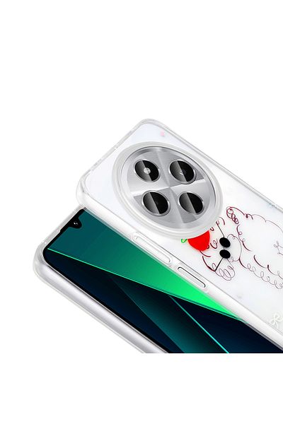 Nezih Case Xiaomi Redmi 14C 4g Case Transparent Figured Hard Cover