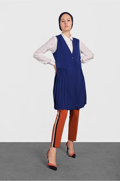 TRENDTESETTÜR Women's Dark Blue (K.Saks) t 4244 New Loren Vest