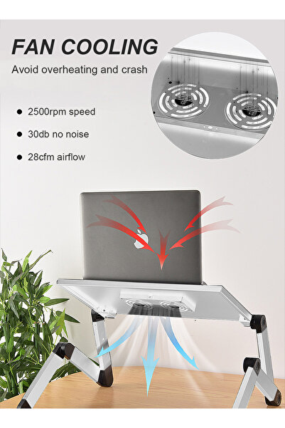 KidLe Laptop stand,Standing desk,Laptop Desk, lapsdesk ,Adjustable Laptop Stand For Bed and Sofa