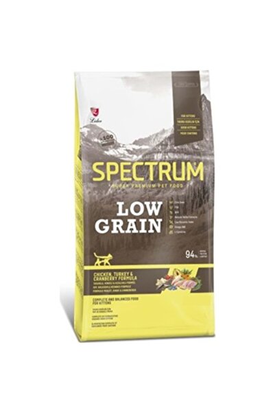 Spectra Spectrum Low Grain Tavuklu Hindili Kızılcıklı Yavru Kedi Maması 12 kg