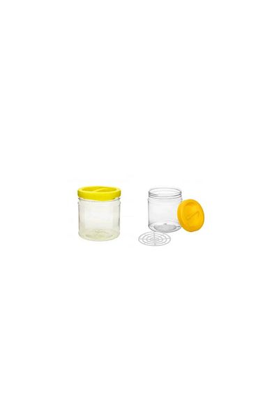 Gimihome Pet Borcan din Plastic 1 Litru + Capac si Maner