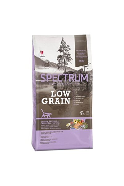 Spectra Spectrum Low Grain Somonlu Kısırlaştırılmış Yetişkin Kedi Maması 12 kg