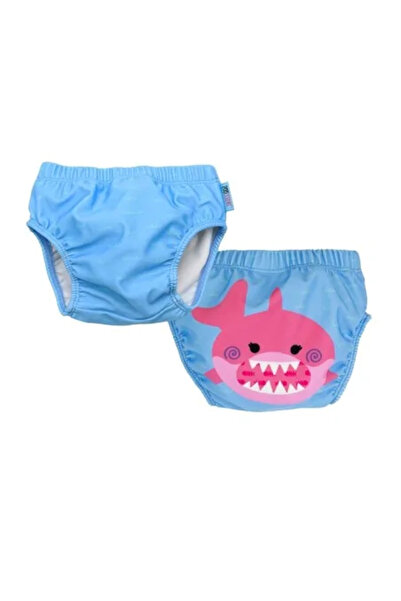 Zoocchini Sada 2 nepromokavých plaveckých plen, Zoocchini, ochrana UPF 50+, velikost L, 24-36 měsíců – Pink Shark