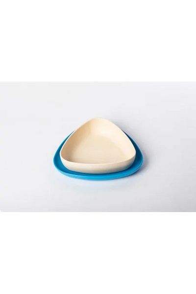 eKoala Set 2 plates, eKoala, BIOplastic, White/Blue