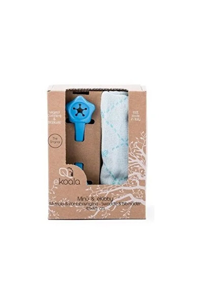 eKoala Σετ θήκη για σαλιάρα και σάλι, eKoala, μπλε μπακαλιάρος