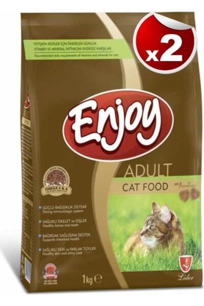 Enjoy Tavuk Etli Kedi Maması 1 kg x 2 Adet