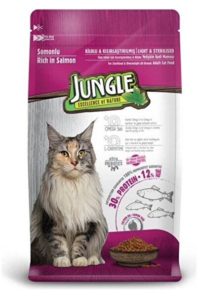 Jungle Sterilesed Somonlu Kısır Kedi Maması 1,5 Kg