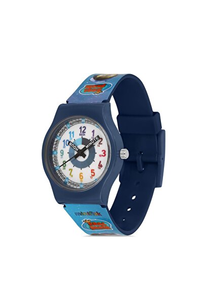 Apera MiniFlak Kral Şakir Lisanslı KS7516 Mavi Öğretici Çocuk Saati