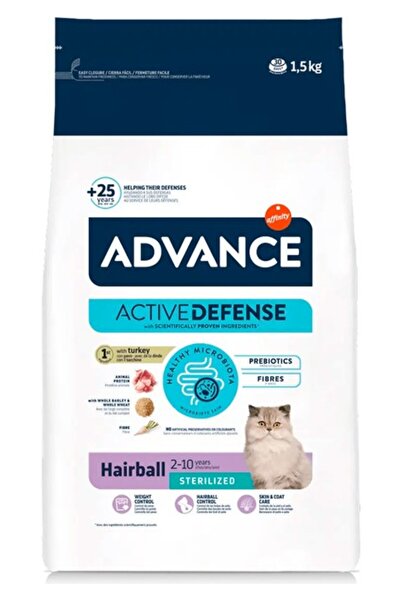Advance Cat Hairball Hindili Tüy Yumağı Önleyici Kedi Maması 1,5 Kg