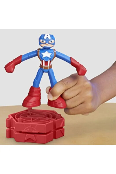 JollyMag PLAY-DOH FLEXIBILNÍ FIGURKA MARVEL S PŘÍSLUŠENSTVÍM KAPITÁN AMERIKA 10 CM